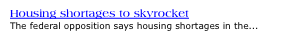 Housing shortages to skyrocket